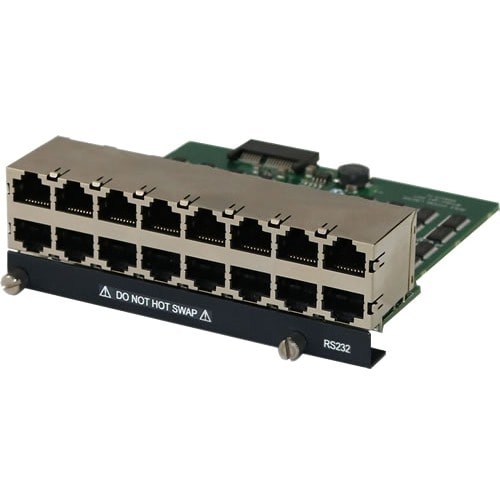 Tarjeta IOLAN G16 RS232 con 16 puertos RS232 RJ45 para IOLAN SCG