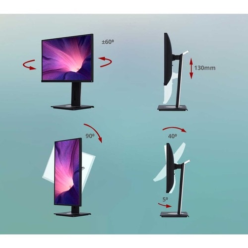 Moniteur LED Full HD ViewSonic Graphic VG2455 24 pouces - 16:9 - Noir
