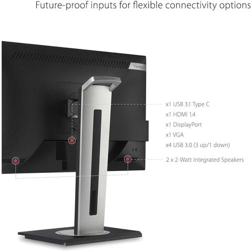 Moniteur LED Full HD ViewSonic Graphic VG2755 27 pouces - 16:9 - Noir