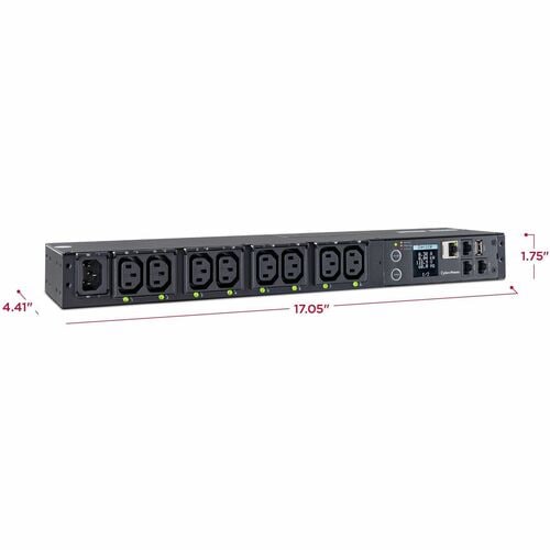 Cyber Power CyberPower PDU41004 Monofásico 100-240 VCA 15 A Conmutado