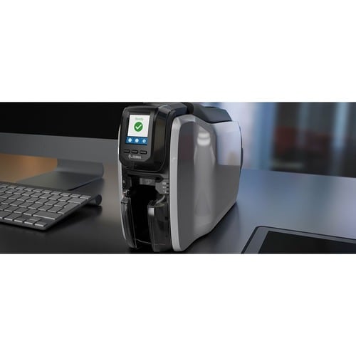 Zebra ZC300 Double Sided Desktop Dye Sublimation/Thermal Transfer Printer - Colo