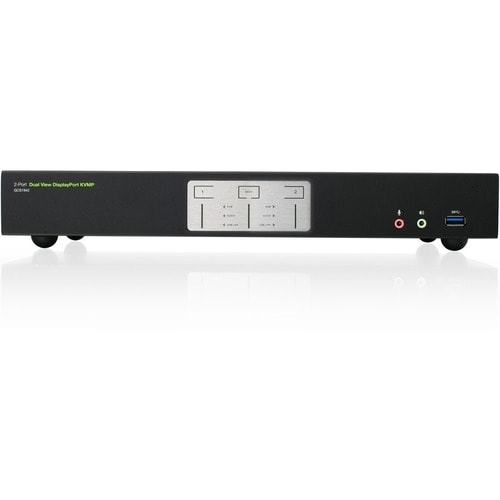 KVMP 2 PORTS 4K DOUBLE VUE DISPLAYPORT AVEC HUB USB 3.0 AUDIO TAA
