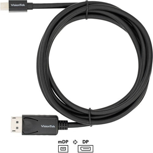 VisionTek Mini DisplayPort to DisplayPort 2M Active Cable (M/M)