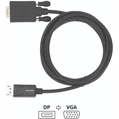 VisionTek DisplayPort to VGA 2 Meter Active Cable (M/M)