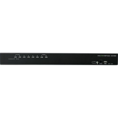 COMMUTATEUR KVMP HDMI 8 PORTS USB AVEC 8 CÂBLES USB ENSEMBLE KVM TAA