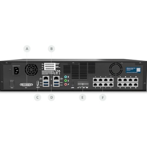 Milestone Systems Husky X2 Barebone w/16 PoE Switch - Network Video Recorder - H
