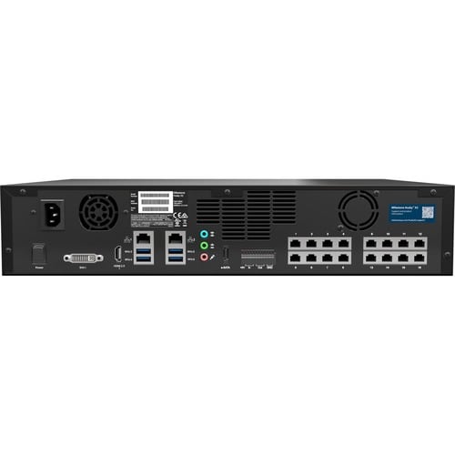 Milestone Systems Husky X2 Barebone w/16 PoE Switch - Network Video Recorder - H
