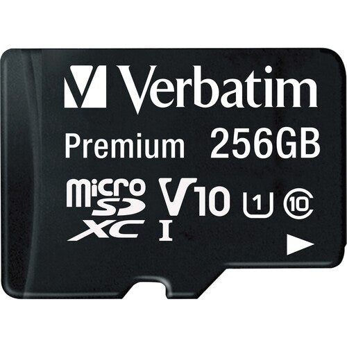 256GB PREM MICROSDXC MEM CARD MULTI 4 W/ ADAPT UHS-I V10 U1 CLASS