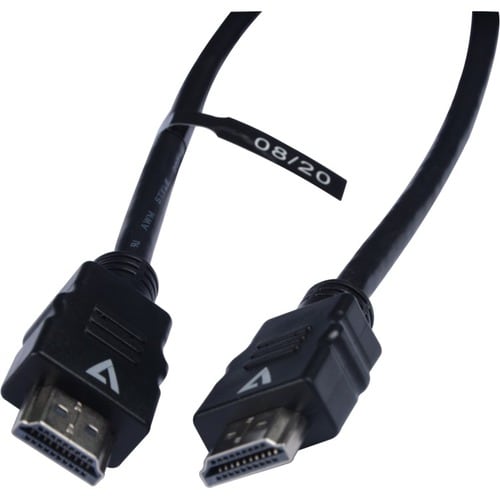 Câble vidéo noir V7 HDMI mâle vers HDMI mâle 3 m