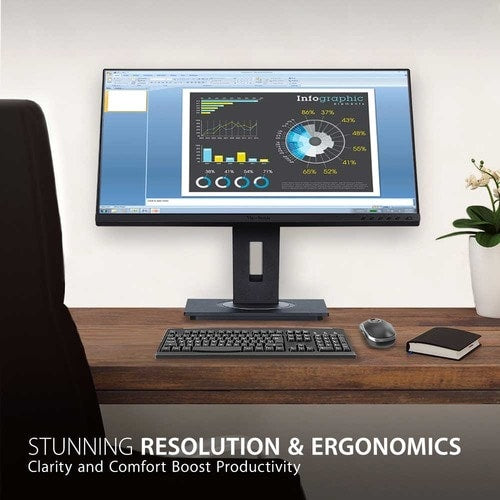 Moniteur LED WQHD ViewSonic Graphic VG2455-2K 24 pouces - 16:9