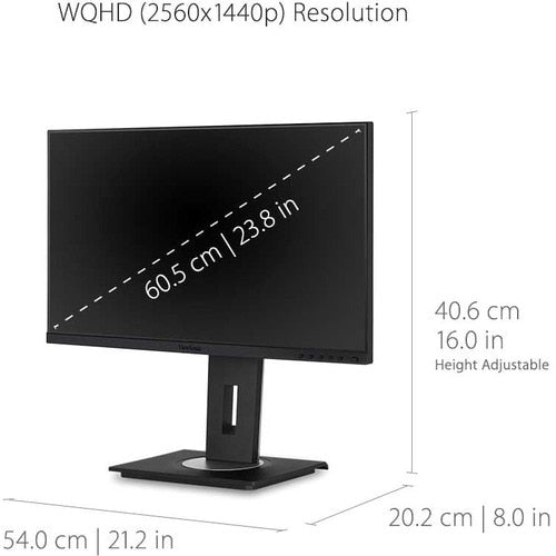 Moniteur LED WQHD ViewSonic Graphic VG2455-2K 24 pouces - 16:9