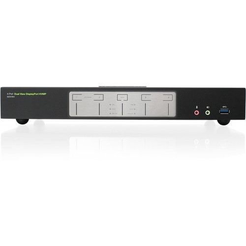 KVM 4 PORTS 4K DOUBLE DISPLAYPORT