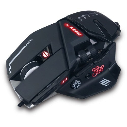 Ratón óptico para juegos Mad Catz The Authentic RAT 6+ - PixArt PMW3360 - Cable