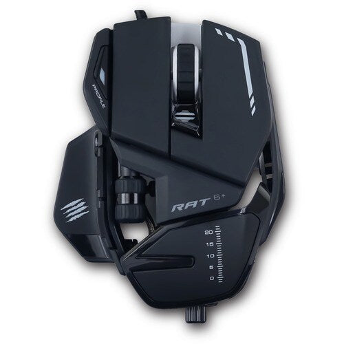 Ratón óptico para juegos Mad Catz The Authentic RAT 6+ - PixArt PMW3360 - Cable