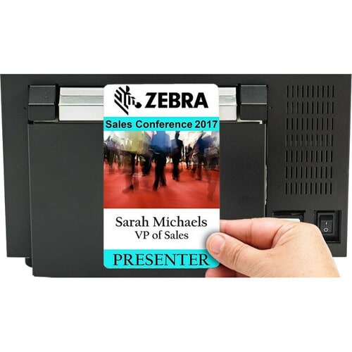 Zebra ZC10L Single Sided Desktop Dye Sublimation/Thermal Transfer Printer - Colo