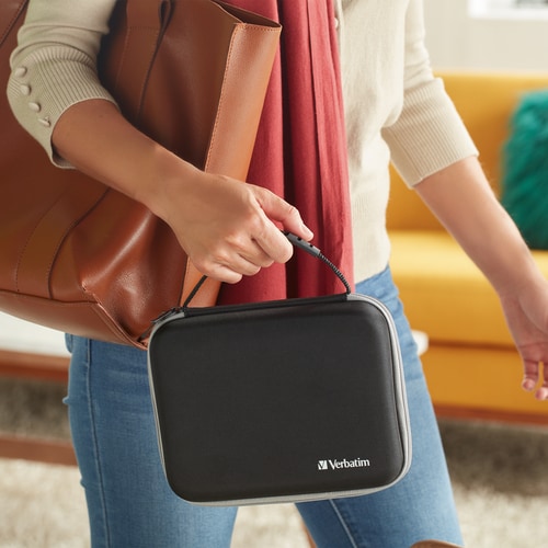 Verbatim Carrying Case Nintendo Gaming Console - Black - Ethylene Viny