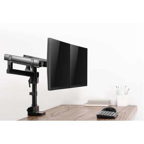 Bras de montage V7 DMPRO2DTA-3N pour moniteur et écran
