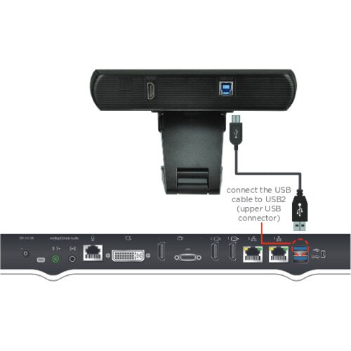 Caméra de visioconférence Avaya HC020 - 30 ips - USB - Vidéo 1920 x 1080 - CMOS