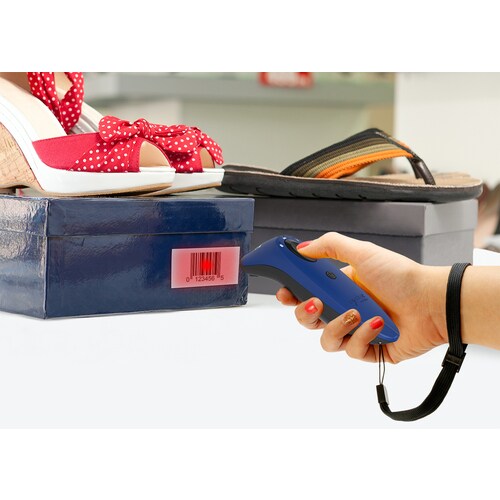 Socket Mobile SocketScan® S740, lecteur de codes-barres universel, station d'accueil bleue et blanche - W