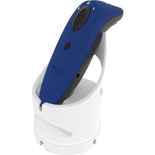 Socket Mobile SocketScan® S740, lecteur de codes-barres universel, station d'accueil bleue et blanche - W