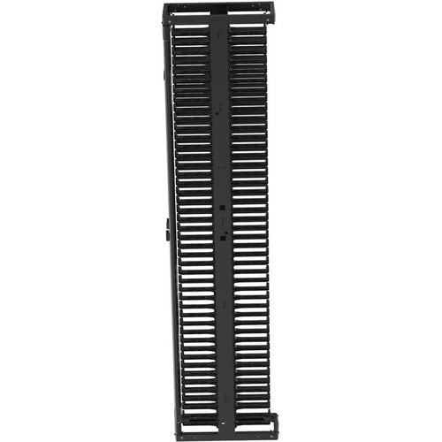 Organizador de cables de doble cara Panduit - Organizador de cables vertical - Negro - Altura de rack 45U - Acryloni