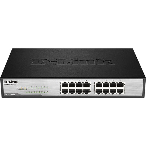 DGS-1016C COMMUTATEUR GIGABIT 16 PORTS NON GÉRÉ 10/100/1000 DT/RM