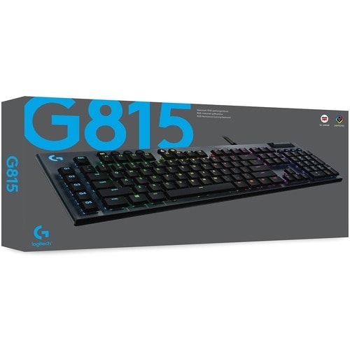 Teclado mecánico para juegos Logitech G815 LIGHTSYNC RGB de perfil bajo