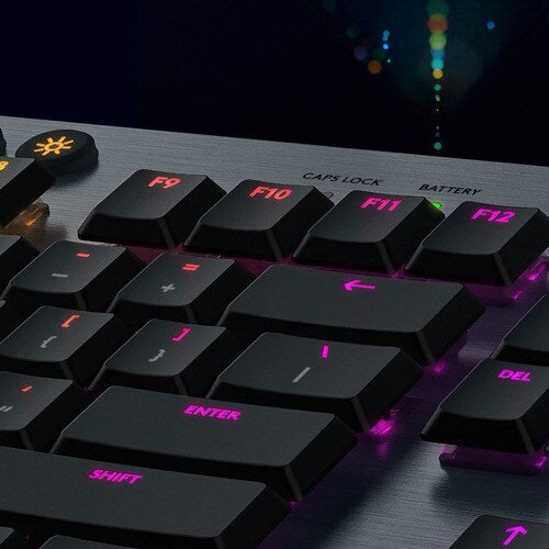 Clavier de jeu mécanique sans fil Logitech G915 Lightspeed RGB - Connectivité sans fil