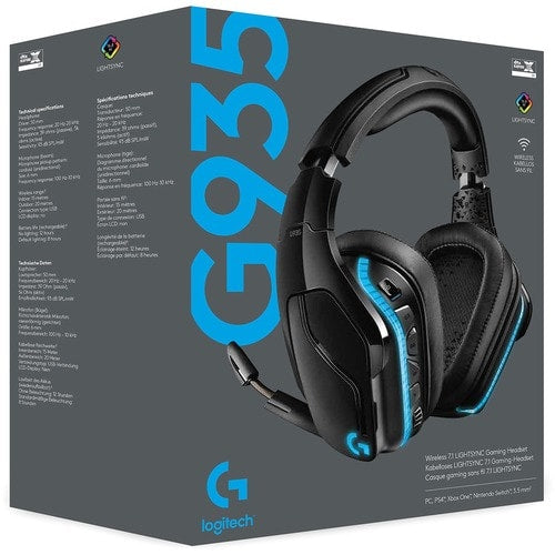 Logitech G935 Wireless 7.1 Surround Lightsync Game