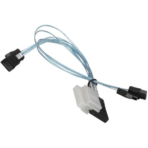 Supermicro Slimline SAS x8 (LE) to 4 SATA 16/16/26/26cm Cable (CBL