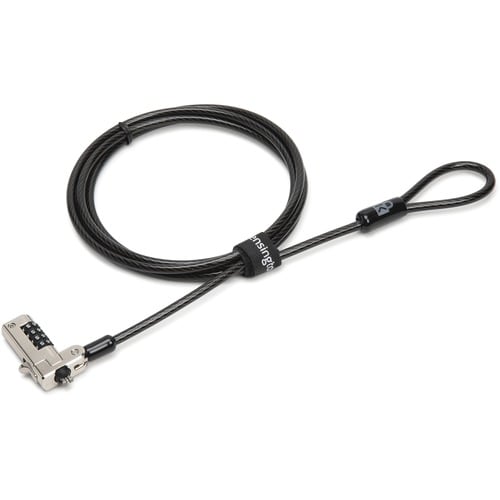 Candado de combinación serializado Kensington Slim N17 para ranuras en forma de cuña - 4 dígitos