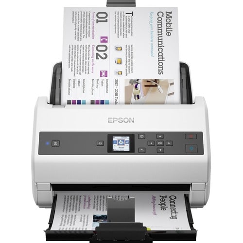 Escáner Epson WorkForce DS-870 con alimentación de hojas - Óptico de 600 ppp -