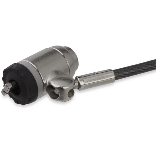 StarTech.com 6ft (2m) Laptop Cable Lock with Keys, Anti-Theft Keyed Security Cab