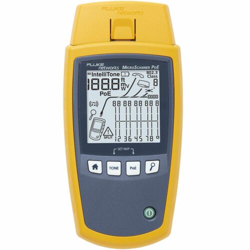 Fluke Networks MicroScanner PoE Cable Verifier - Cable Testing
