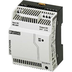 STEP-PS 1AC 24DC 2.5 PWR SUPPLY IN 1-PHASE OUTPUT 24V DC 2.5 A