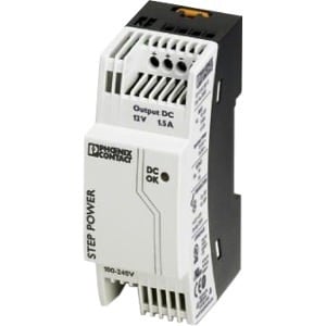 STEP-PS 1AC 12DC 1.5 PWR SUPPLY INPT 1-PHASE OUTPUT 12V DC 1.5 A