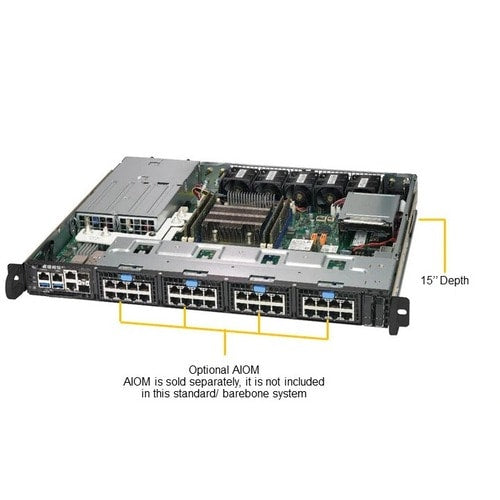 Supermicro SuperServer 1019D-FRN5TP 1U Rack-mountable Server - Xeon D-