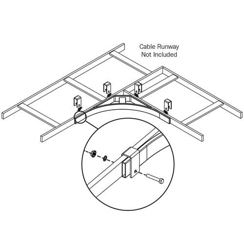 Soporte de montaje para escalera de cables de Tripp Lite by Eaton