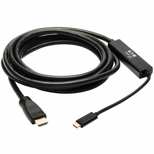 Adaptador USB-C a HDMI U444-010-H4K6BM de Tripp Lite by Eaton, M/M, negro, 3 m - 3 m (3.0