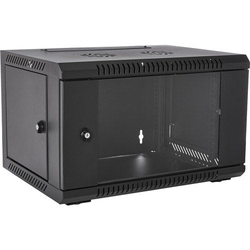 Boîtier mural en verre pour rack 6U V7 - Boîtier mural en verre pour rack 6U