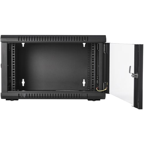 Boîtier mural en verre pour rack 6U V7 - Boîtier mural en verre pour rack 6U