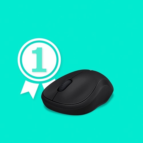 Logitech M185 Wireless Mouse - Optical - Wireless