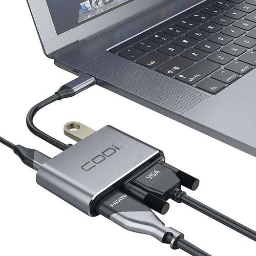 Adaptador de pantalla USB-C 4 en 1 CODi (HDMI)