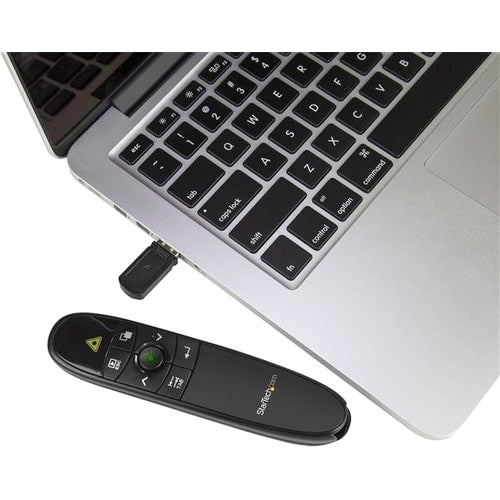 Control remoto inalámbrico para presentaciones con puntero láser verde