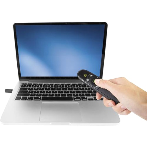 Control remoto inalámbrico para presentaciones con puntero láser verde