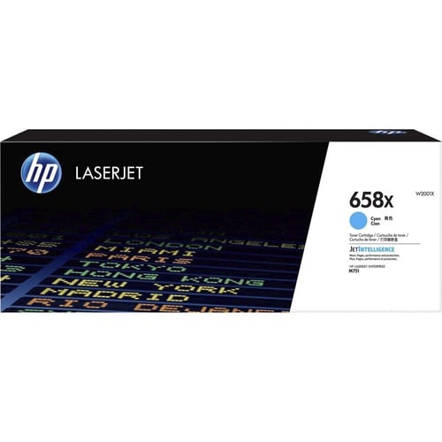 CARTOUCHE DE TONER LASERJET CYAN 658X