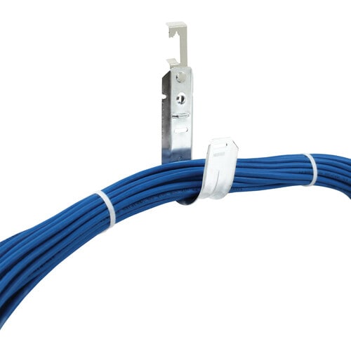 Soporte para cables Tripp Lite by Eaton con gancho en J - 1-5/16", tipo ala de murciélago, acero galvanizado, paquete de 25