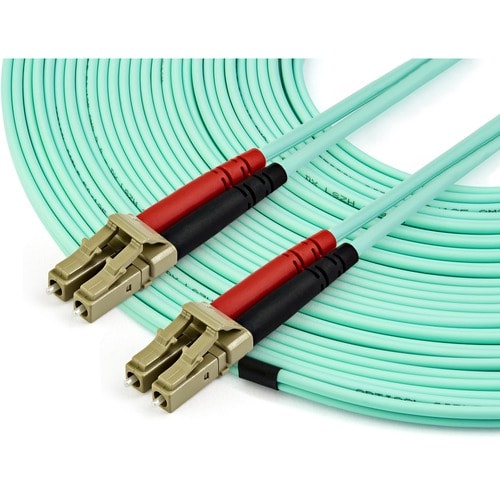 Cable de fibra óptica multimodo OM3 LC/UPC a LC/UPC de StarTech.com de 15 m (50 pies)