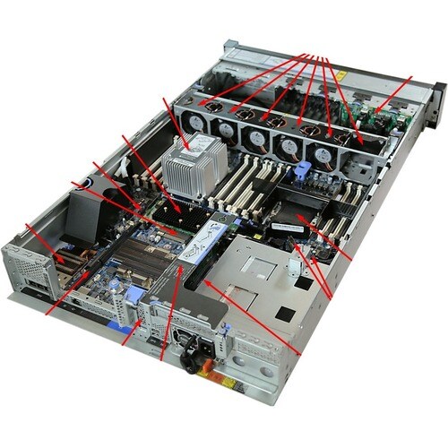 Serveur rack 2U Lenovo ThinkSystem SR650 7X06A0FKNA - 1 processeur Xeon Silver 4216 2,10 GHz