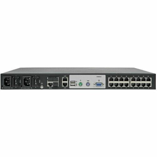 COMMUTATEUR KVM SUR IP CAT5 16 PORTS AVEC SUPPORT VIRTUEL 2U 1U RM TAA